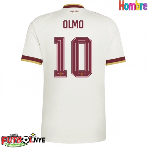 Camiseta España Dani Olmo #10 Visitante Equipación Mundial 2026 manga corta